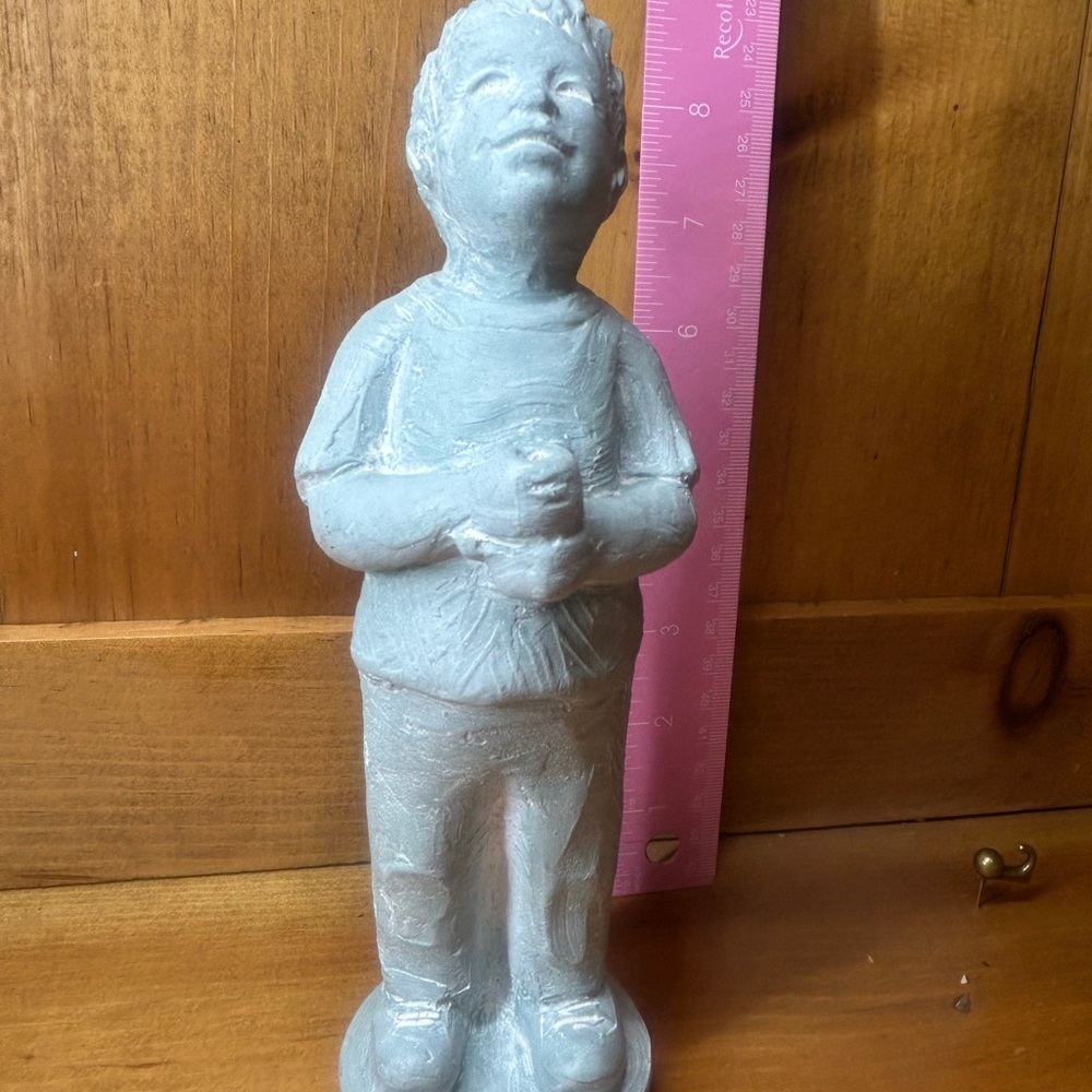 Modern Silver Sculpture Figurine